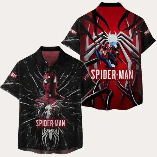 Discover Marvels Spider Man 2 Hawaiian Shirt, Unisex Adult, Size S-5XL