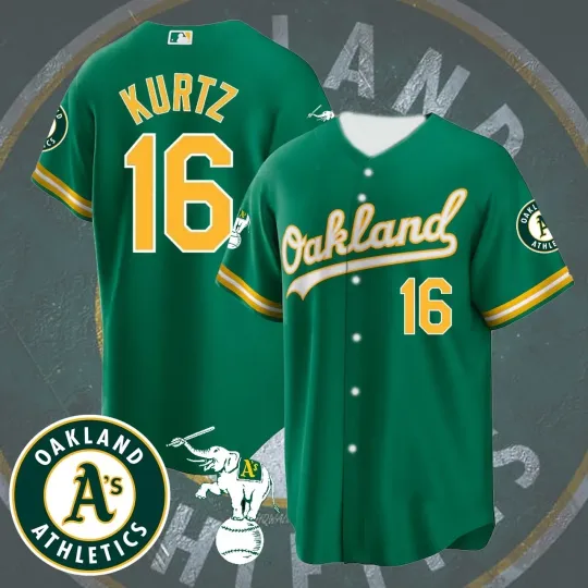Discover Hot Nick Kurtz #16 NEW Nick Kurtz Baseball Jersey