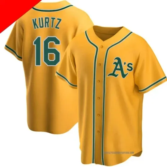 Discover Nick Kurtz 16 For Fans Baseball Jersey