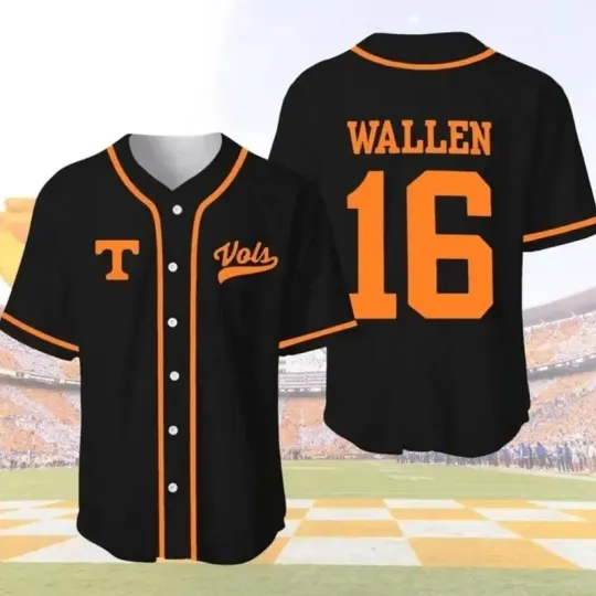 Wallen #16 Fan Baseball Jersey – Unisex Sports Shirt for Men & Women