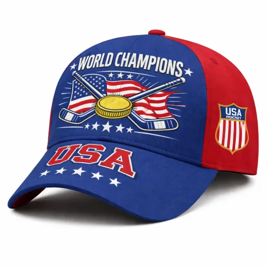 Discover 2026 USA Hockey Olympic Gold Medals Classic Cap - Print Hat, One Size