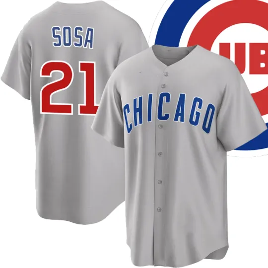 Sammy Sosa #21 Cubs Baseball Jersey Gift for Fan
