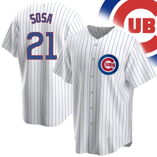 Discover New Sammy Sosa #21 Cubs Baseball Jersey All size S to 6XL White TMB5583
