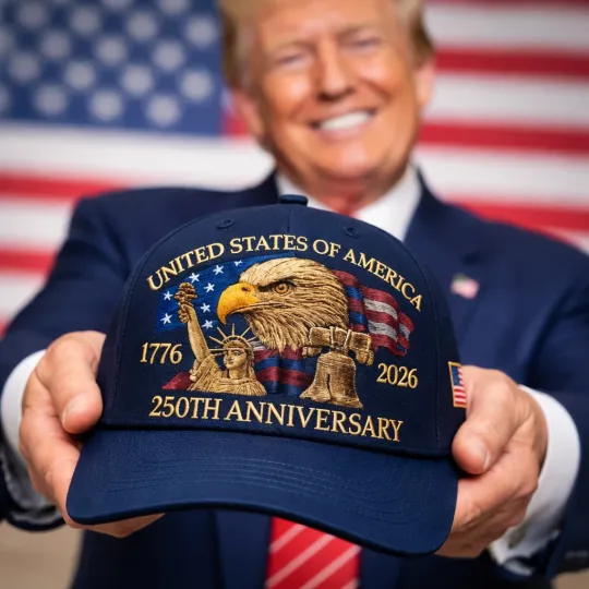 Discover Celebrate 250 Years Of The USA 1776-2026 Classic Cap - Print Hat, One Size