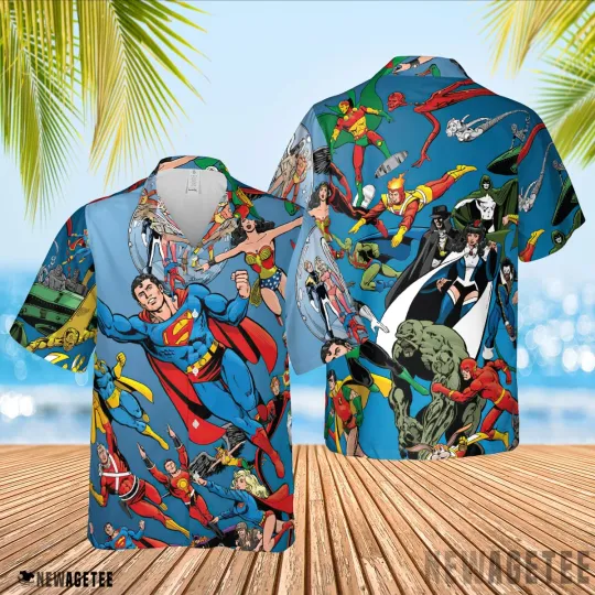 Superman Crisis On Infinite Earths DC Comics Presents Hawaiian Shirt