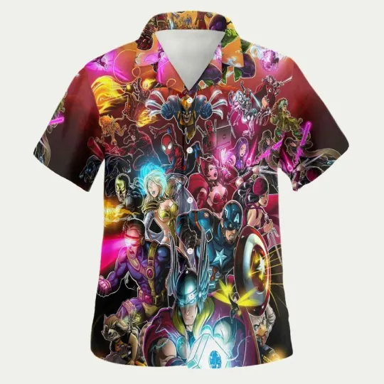 Xmen Avengers Hawaiian Shirt, Unisex Adult, Size S-5XL