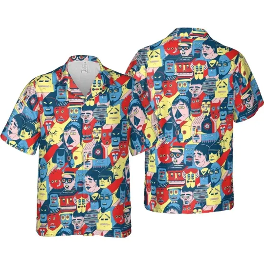 Discover Animals Assemble Avengers Hawaiian Shirt, Unisex Adult, S-5XL