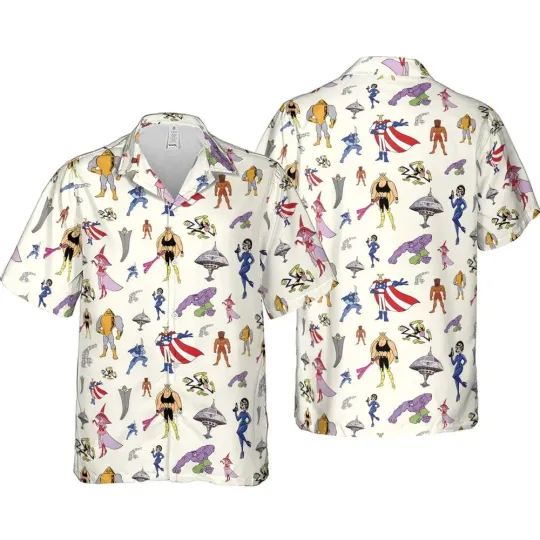 Discover Marvel Superheroes Comic Hawaiian Shirt, Summer Shirt, Unisex Adult, S-5XL