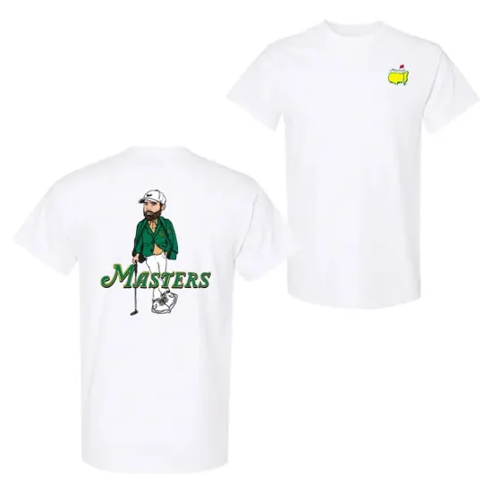 Discover The Masters Augusta 2026 Golf T-Shirt with Player Graphic Back Print