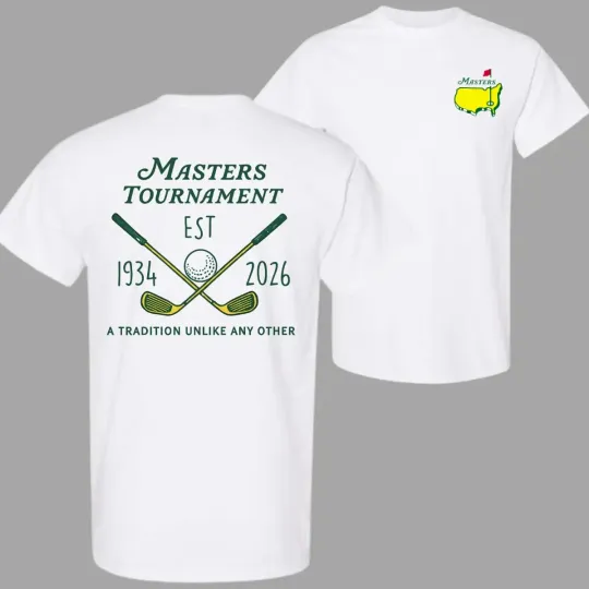 Discover Masters Tournament 2026 T-Shirt Augusta National Golf Club EST 1934 - 2026