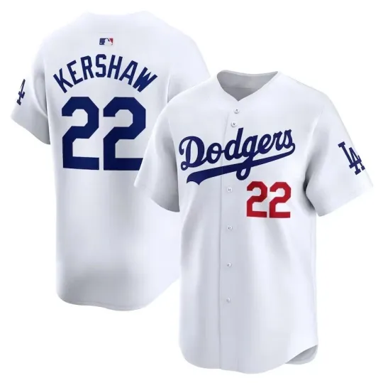 Discover NEW Hot Black Clayton Kershaw Baseball Jersey white size S-5XL DO5158