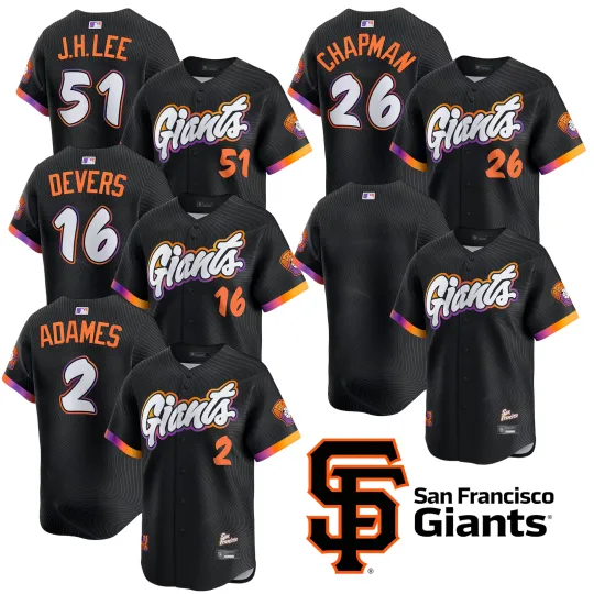 Discover Giants Men's/Youth  Black 2025 City Connect Limited Player