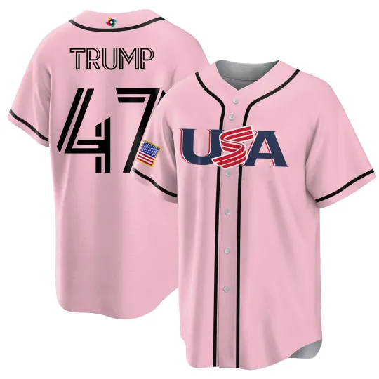 "Trump #47 Team USA World Baseball Classic 2026 Home Jersey Adults S-5XL