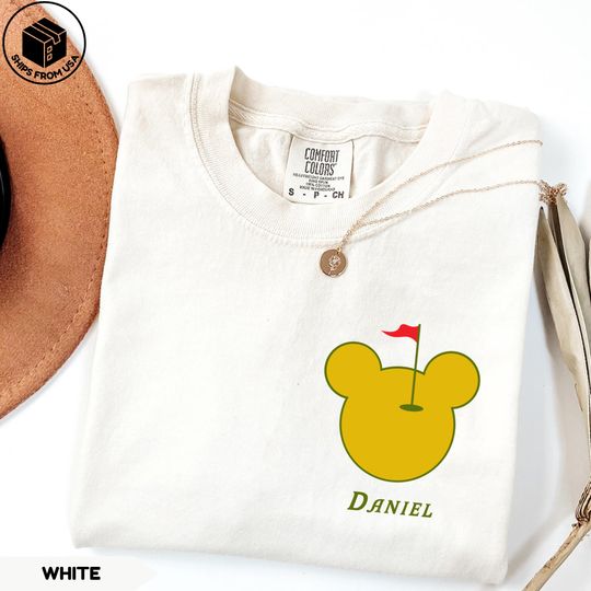 Discover Personalized Mickey Golf Tournament 2026 Tee | Custom Disney Golf Shirt | Subtle Disney Adult T-Shirt