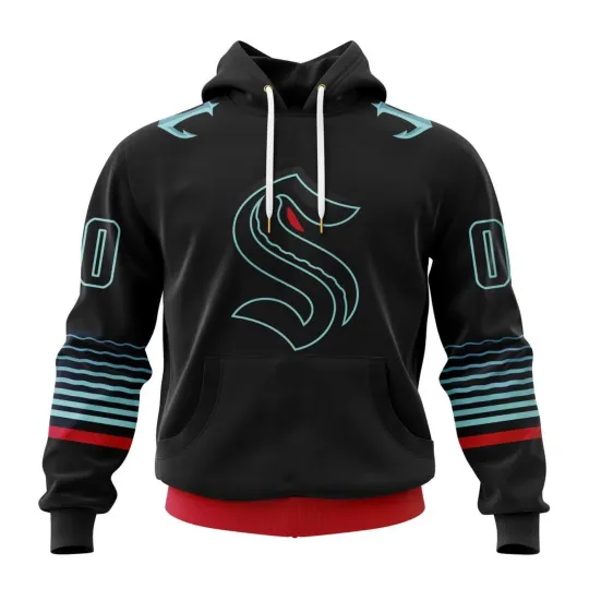 Discover Seattle Team Krakens Hoodie Alternate Design Fullsize Unisex Adults S-5XL