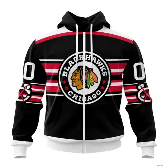 Discover Chicago Team Blackhawkss Special Bold Design Hoodie Black Unisex Adults S-5XL