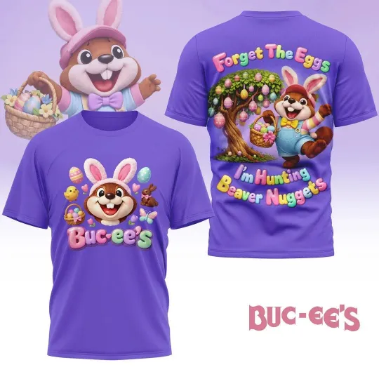 Buc-ees Happy Easter 2026 All Over Printed Shirt