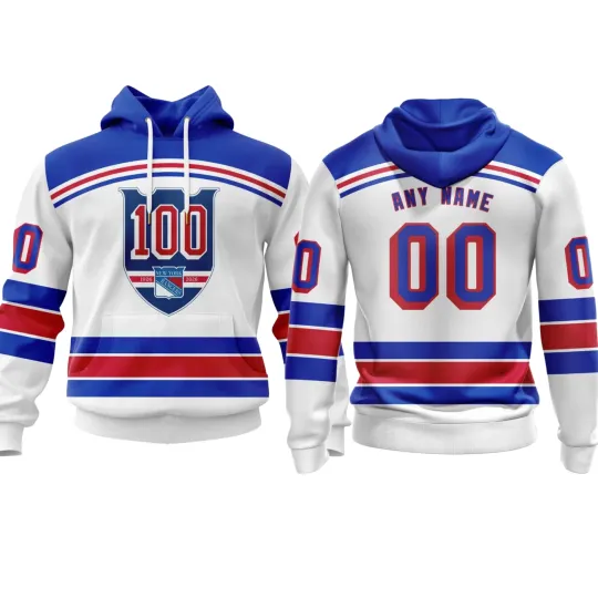 Discover Personalized #00 Name and Number New York Rangerss Team  2025/26 Hoodie