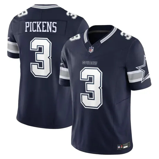 Discover NWT Men's Cowboys #3 George Pickens Limited Player All Stitched Jersey All Size