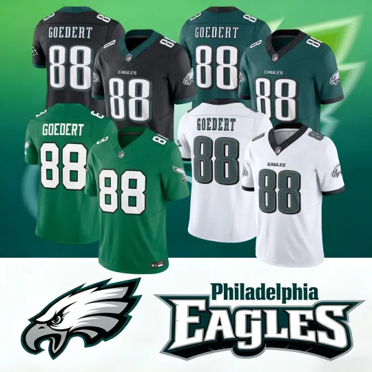 Discover Men's Eagless #88 Dallas Goedert Limited Jersey  All Size