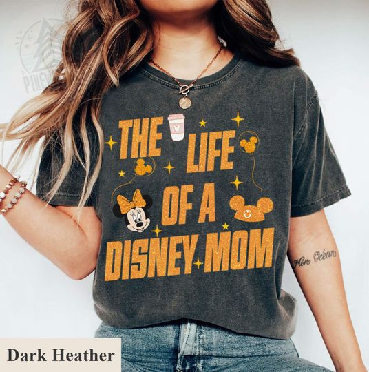 Discover Disney Mom Shirt, The Life Of A Disney Mom Tee, Minnie Mouse Magic Kingdom Trip, Disney Family Vacation Outfit, Disney Mothers Day Gift