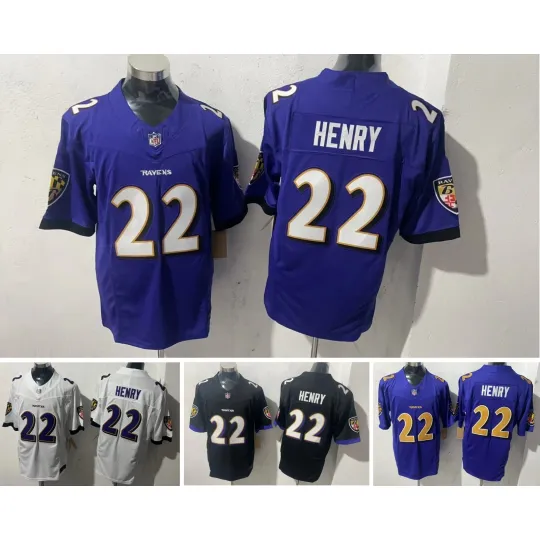 Discover Ravenss Men's/Youth#22 Derrick Henry Player Jersey All Size