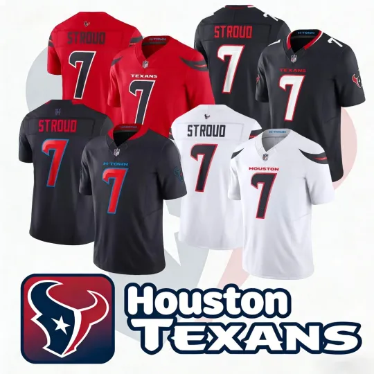 Discover Texans Men's/Youth #7C.J. Stroud  Limited Jersey All Size