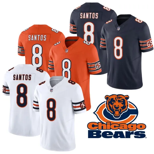 Discover Cairo Santos #8 Men's Bearss Limited Player Jersey