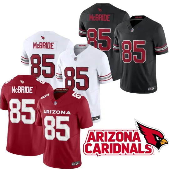 Discover Cardinals Men's #85 Trey McBride  Limited Jersey Game Player Jersey