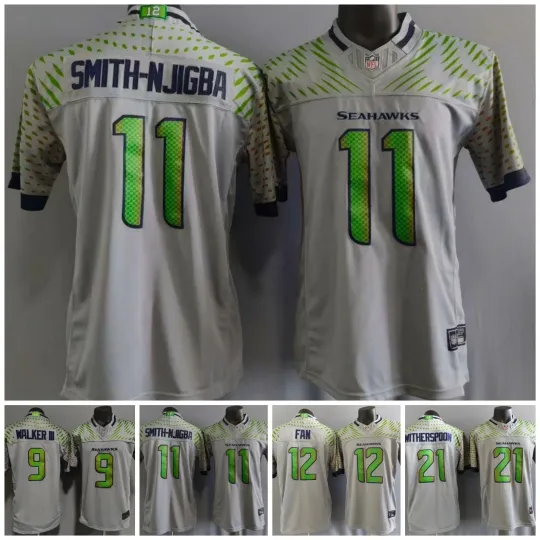 Discover Men's Seahawkss Wolf Gray 2025 Rivalries Collection Limited Jersey All Size