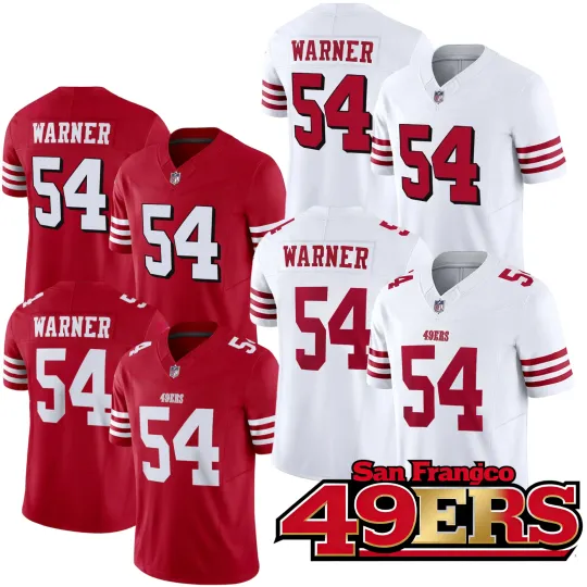 Discover Men's 49erss #54 Fred Warner Limited Game Jersey