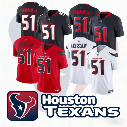 Discover Texanss Men's #51 Texanss Will Anderson Jr.  Jersey
