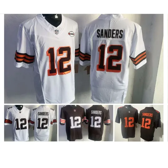 Discover 2025 Men's Brownss Shedeur Sanders #12 Limited Player Jersey