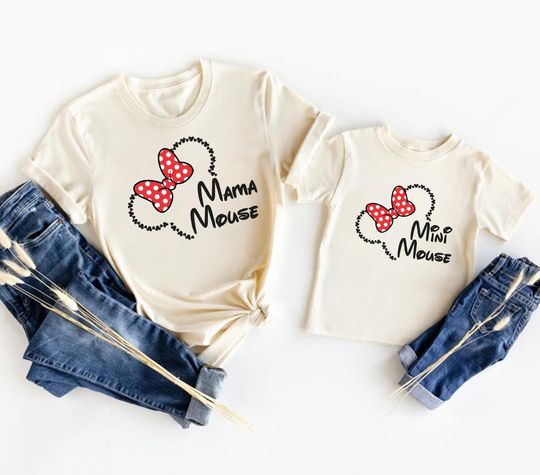Discover Minnie Mama & Mini Shirt, Disney Mom and Daughter Matching Shirts, Disney Mother's Day Shirt, Disneyland Family Vacation Sweatshirt