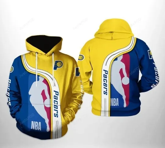 Discover Indiana Team Pacerss 3D Hoodie, Unisex Adults S-5XL