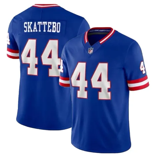 Discover Men's Giants #44 Cam Skattebo  2025 Game All Stitched Player Jersey All Size-NWT
