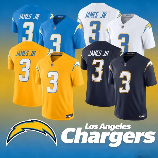 Discover Chargers Men's/Youth  #3 Derwin James Jr. Limited Stitched All Stitched Jersey