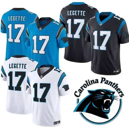Discover Panthers Men's/Youth #17 Xavier Legette Limited Game All Stitched Jersey NWT