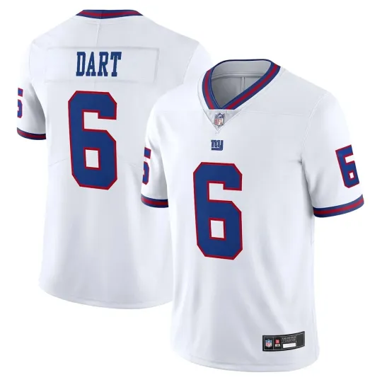 Discover Men/Youth Giants #Jaxson Dart White Game  Jersey S-XL
