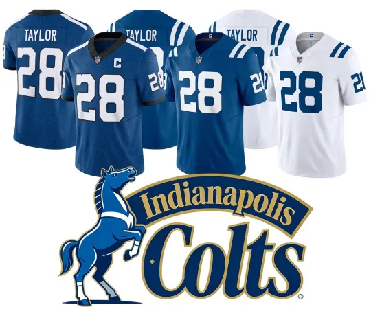 Men's Coltss #28Jonathan Taylor Jersey