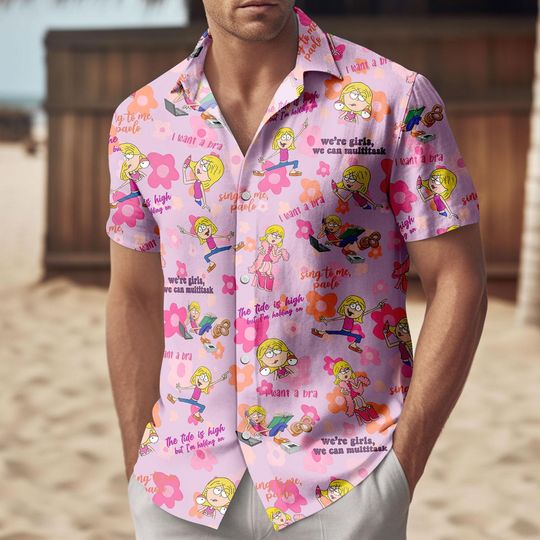 Disney Cute Lizzie McGuire Button Shirt, Shorts, This Is What Dreams Are Made Of Hawaiian Shirt, Disney Vacation Trip, Disney Wear