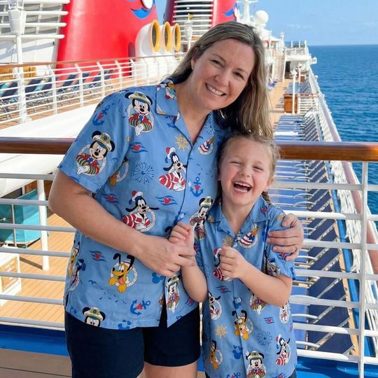 Discover Vibrant Blue Mickey Cruise Hawaiian Shirt, Nautical Sailor Ship Anchor Button Up, Disney Cruise Line DCL Fathers Day Summer Vacation Gear
