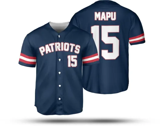 Discover Marte Mapu #15 Name and Number New England Patriotss Team
