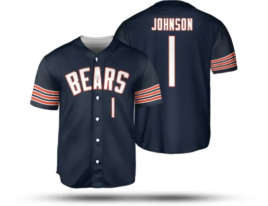 Discover Jaylon Johnson #1 Name and Number Chicago Bearss Team