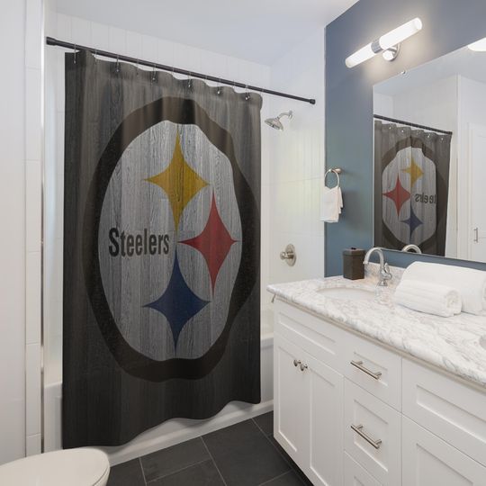Discover Steeler Shower Curtain, Bathroom Decor