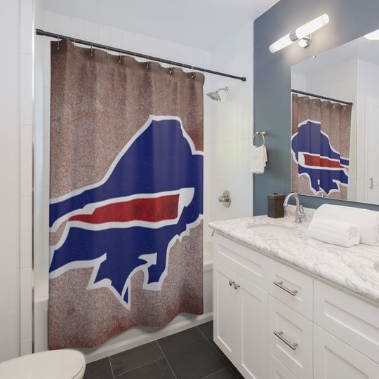 Discover Bills Shower Curtain, Bathroom Decor