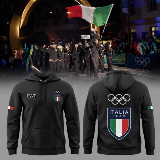 Team Italy Winter Olympics Milano Cortina 2026 Hoodie T-Shirt