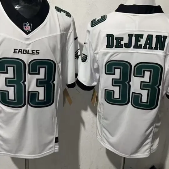 Discover Men’s #33 Cooper DeJean 2024 Draft Alternate Player Game Sewn Jersey