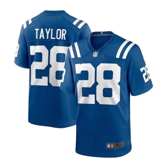 Colts Jonathan Taylor #28 Royal Men's Jersey