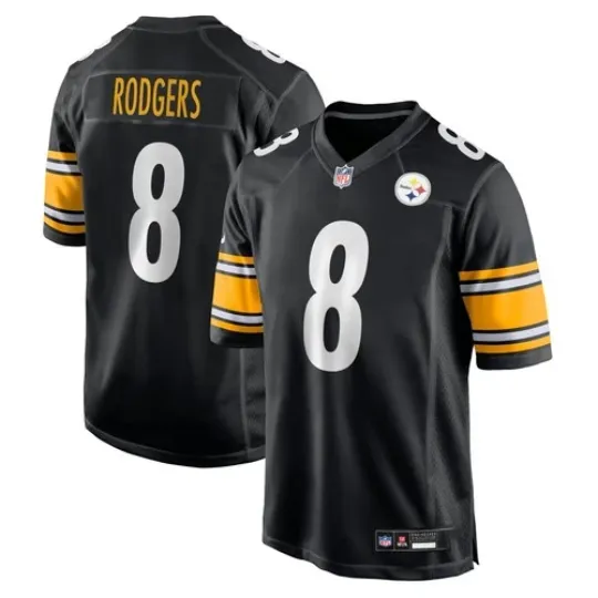 Discover Aaron Rodgers #8 Black,White Jersey - MEN All Size